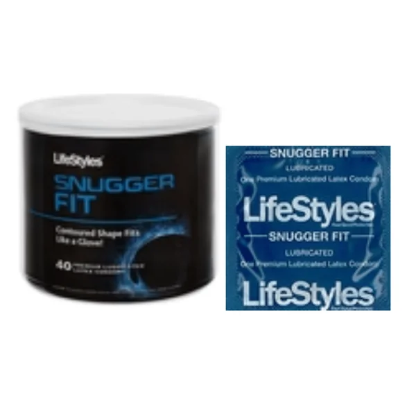 Special Lifestyles Snugger Fit 40/bowl Safe Sex Protection Condoms For Adults
