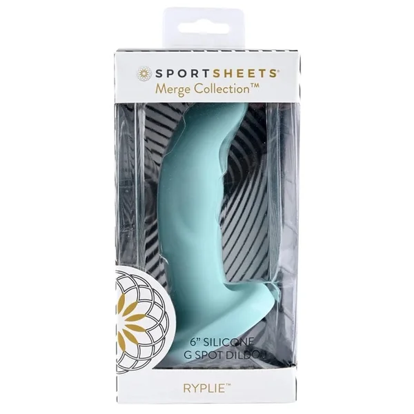 Sportsheets Ryplie 6” Silicone Dildo Sky Blue