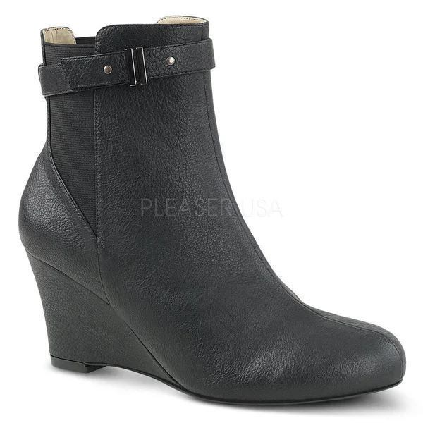 SS-KIMBERLY-102 | Black Faux Leather
