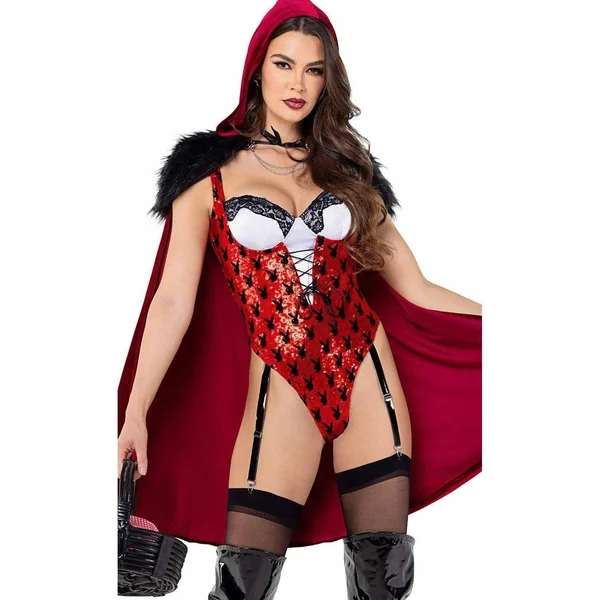 SS-Playboy Red Hooded Enchated Forest Costume
