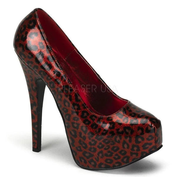 SS-TEEZE-37 Cheetah Print Pump