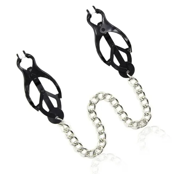 Stainless Steel Clover Nipple Clamp For Breast Stimulation Sex Toy