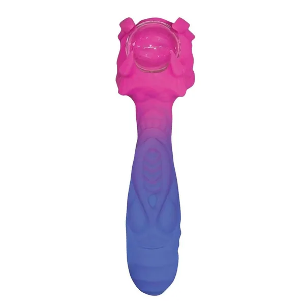 Stardust Orions Eye Silicone Rechargeable Vibrating Dildo – Purple