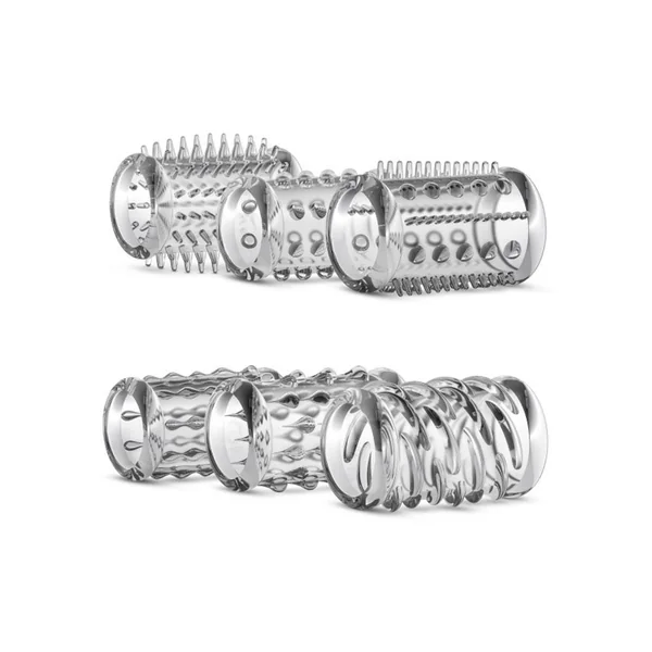 Stay Hard Cock Sleeve Kit Clear 6 Pack