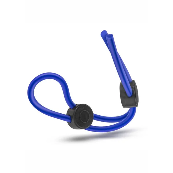 Stay Hard Silicone Double Loop Cock Blue Adjustable