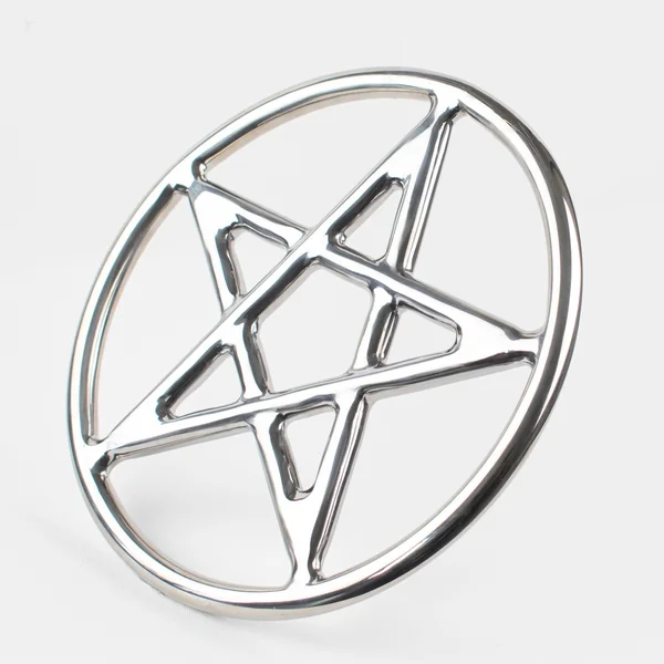 Steel Suspension Ring - Pentagram - Star - Pentacle - 9"