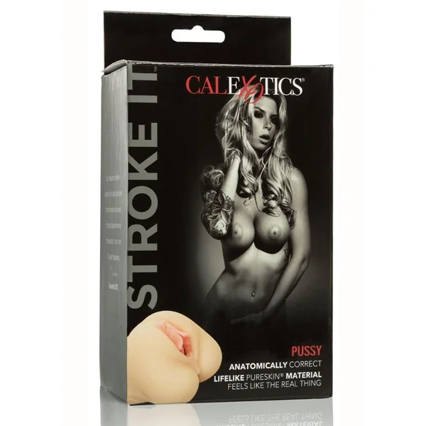 Stroke It Realistic Stroker - Pussy - Vanilla