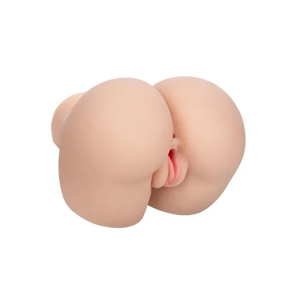 Stroke It Vibrating Twerking Rechargeable BBL Masturbator – Pussy and Ass – Vanilla