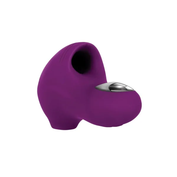 Sucker For You Silicone Rechargeable Clitoral Stimulator – Purple