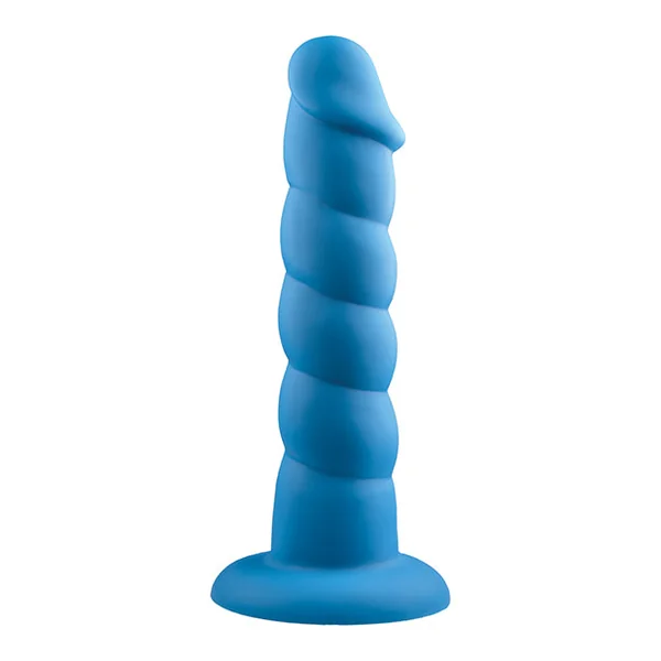 Suga Daddy 9.5" Silicone Dildo in Blue