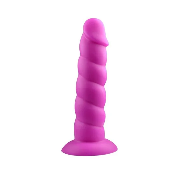 Suga` Daddy Silicone Dildo 7in – Purple