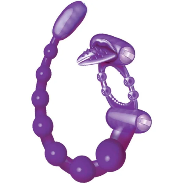 Super Xtreme Vibrating Scorpion Silicone Cock Ring Waterproof – Purple