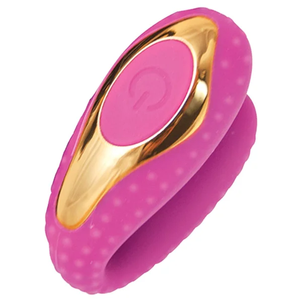 Surenda Enhanced Oral Vibe Silicone Waterproof Pink Gold