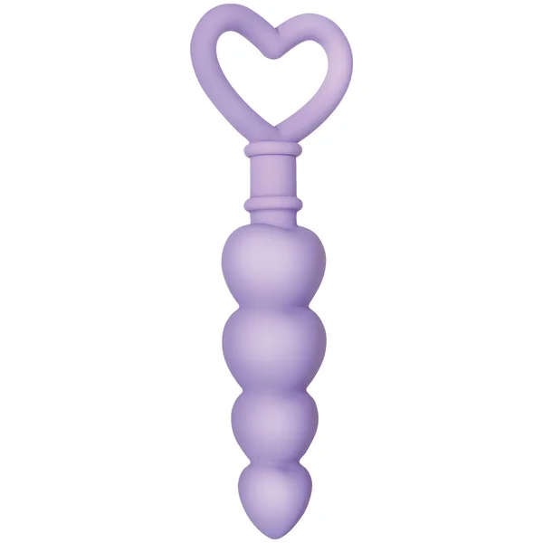 Sweet Treat Heart-Shaped Silicone Beads – Flexible Graduated Butt Plug