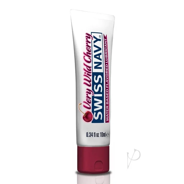 Swiss Navy Very Wild Cherry Flavored Water Based Lubricant .34oz/10ml