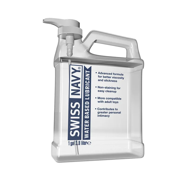 Swiss Navy Water-Based Lubricant Gallon