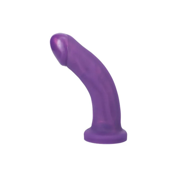 Tantus Adam Super Soft Semi-Realistic Dildo, 7.0 Inch Insertable, 1.75 Inch Max Width, Amethyst