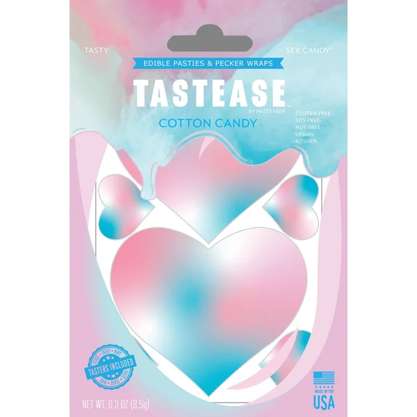 Tastease Cotton Candy Edible Pasties & Pecker Wraps