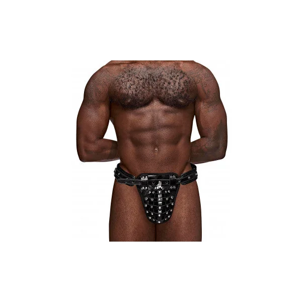TAURUS LEATHER THONG BLACK O/S