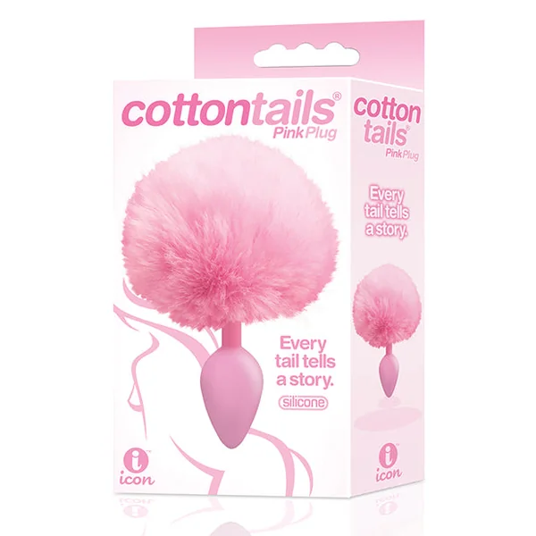 The 9's Cottontails Silicone Bunny Tail Butt Plug
