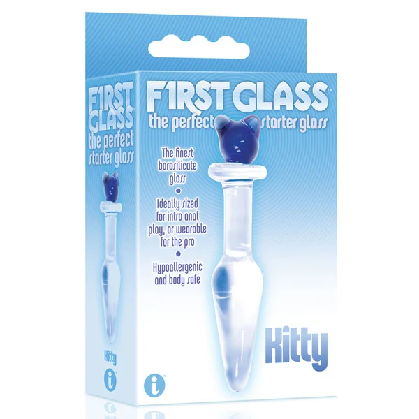 The 9s Frist Glass Kitty Love Glass Butt Plug