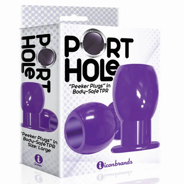 The 9s Port Hole Hollow Butt Plug