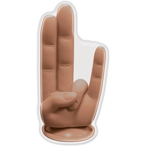 The Finger Fest The Shocker Silicone Dildo – Caramel