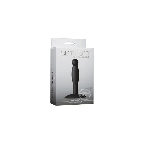 The Minis Platinum Premium Silicone Anal Plugs - Smooth Shape