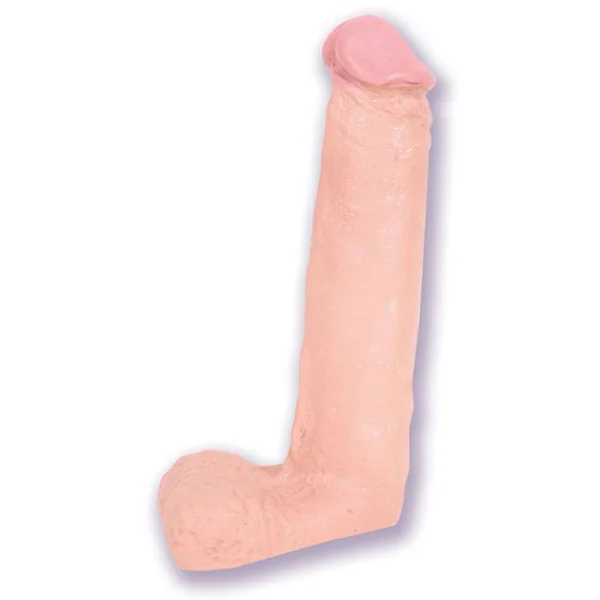 The Naturals Dildo with Balls 8in – Vanilla