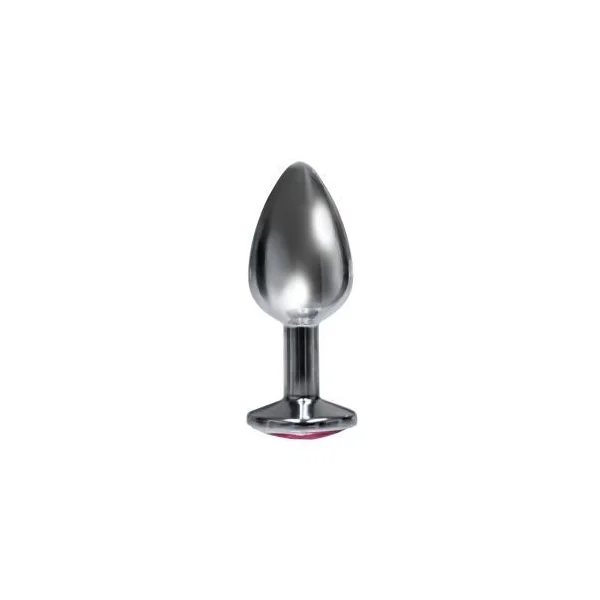 The Silver Starter Bejeweled Steel Plug Violet
