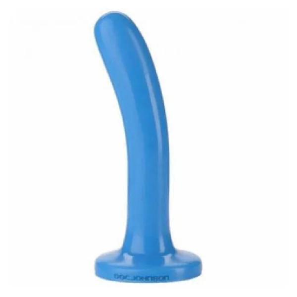 The Slim Anal 6 Inch Silicone Dildo - Blue