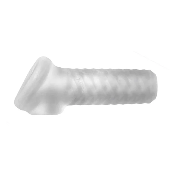 Thick Non-Vibrating Penis Sleeve Cock Sheath Extension Girth Enhancer
