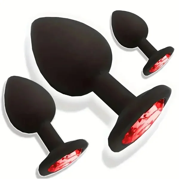 Three Anal Plugs Combination Set For Stimulate Men and Women