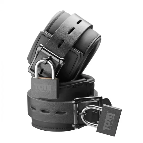 Tom of Finland Neoprene Wrist Cuffs with Locks