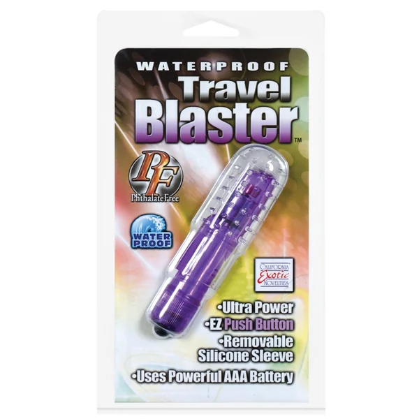 Travel Blaster w/Silicone Sleeve Waterproof - Purple