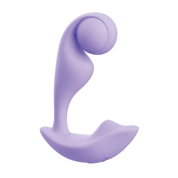 Trill Wearable Single Ball Rechargeable Silicone Dual Vibrator - Lavender