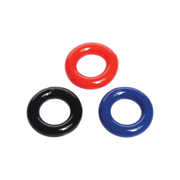 Trinity Vibes Stretchy Cock Ring 3 Pack