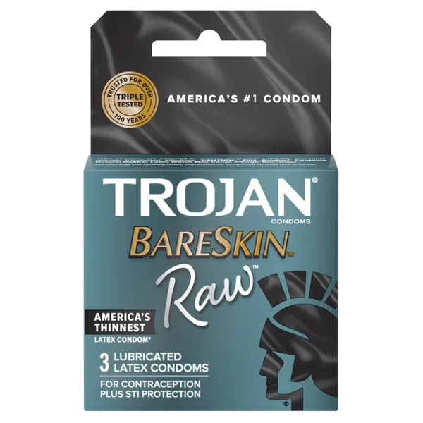 Trojan Bareskin Raw Condoms