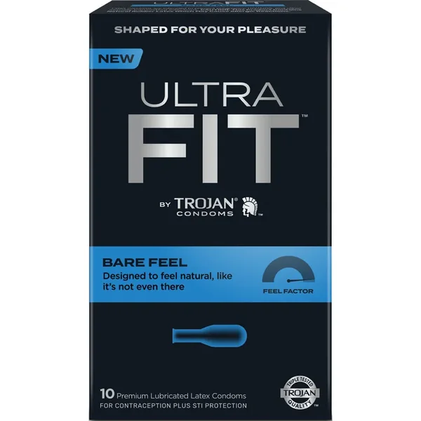 Trojan Ultra Fit Bare Feel Condoms 10 Pack