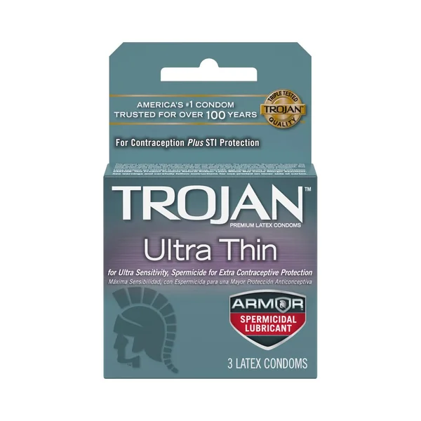Trojan Ultra Thin Armor (spermicidal) 3pk