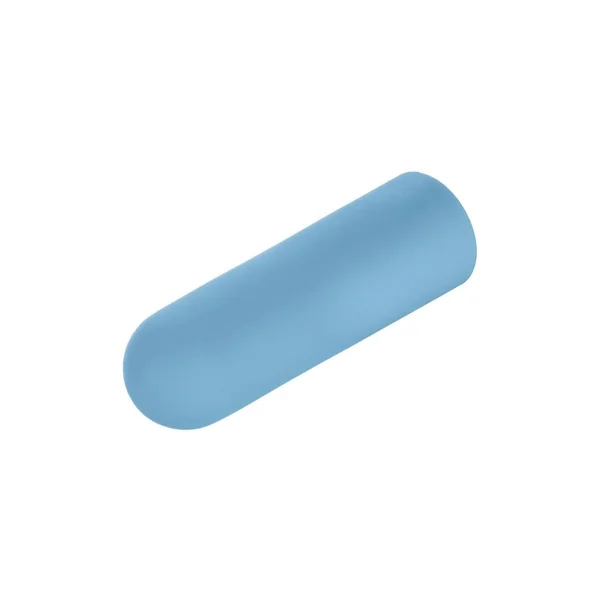 Turbo Buzz Rechargeable Rounded Mini Bullet – Blue