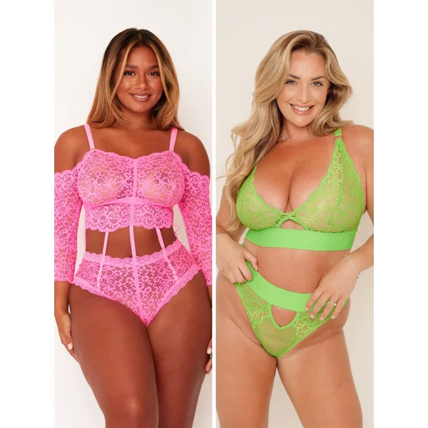 Tutti Threesome : Neon Lime