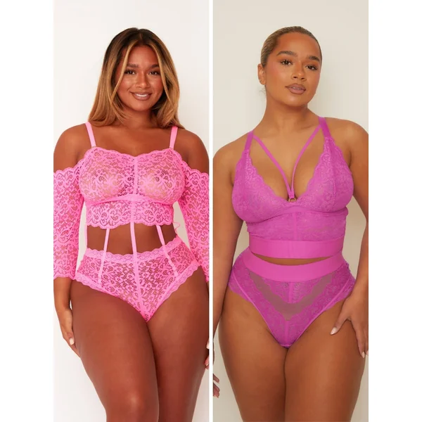 Tutti Threesome : Vibrant Pink