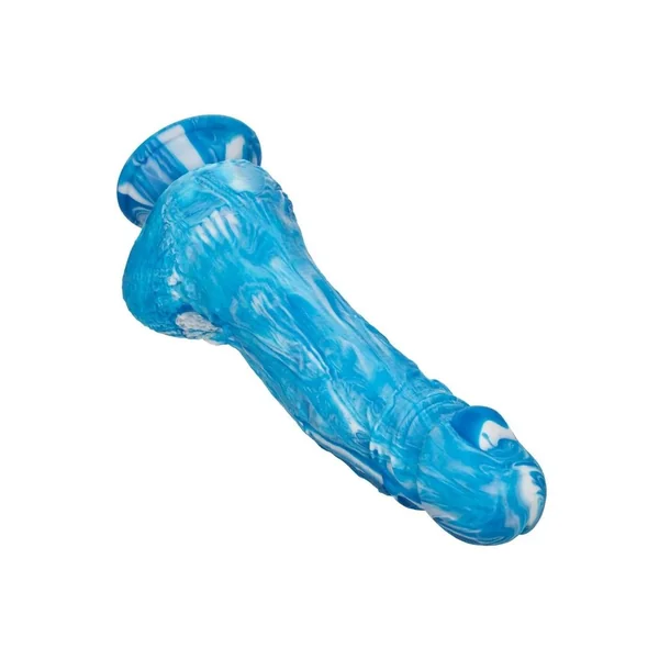 Twisted Love Twisted Dong Silicone Bendable Dildo – Blue