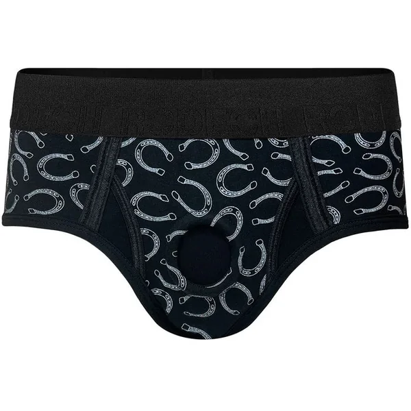 Unisex Horseshoes Harness Brief 1X