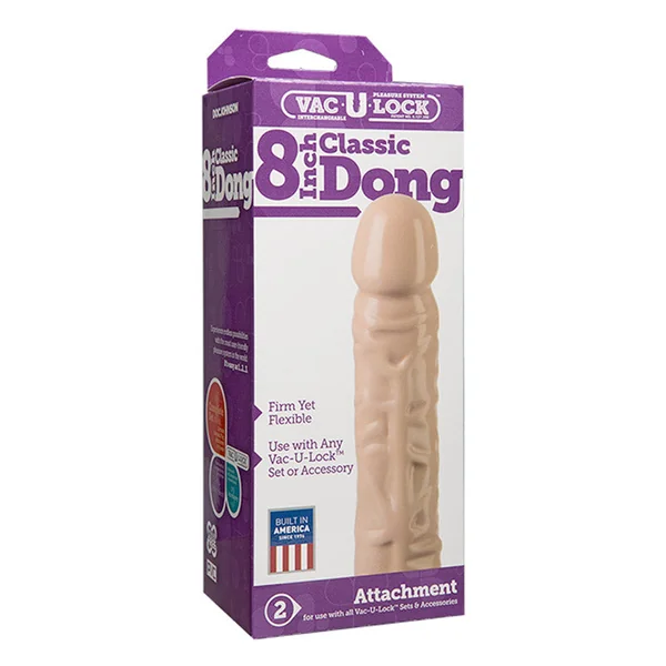 Vac-U-Lock Classic Dong - Non-retail Packaging