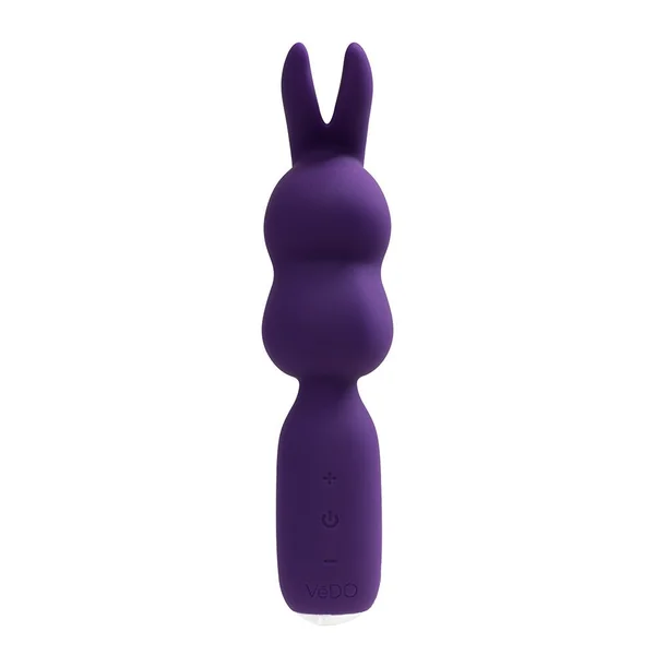 Vedo Hopper Bunny Rechargeable Silicone Mini Wand Vibrator