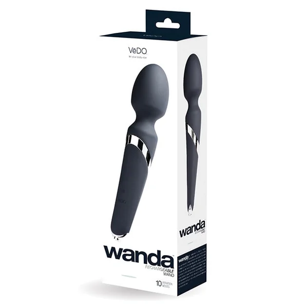 VeDO Wanda Rechargeable Wand - Just Black