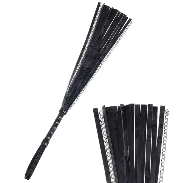 Velvet Noir Chain Flogger