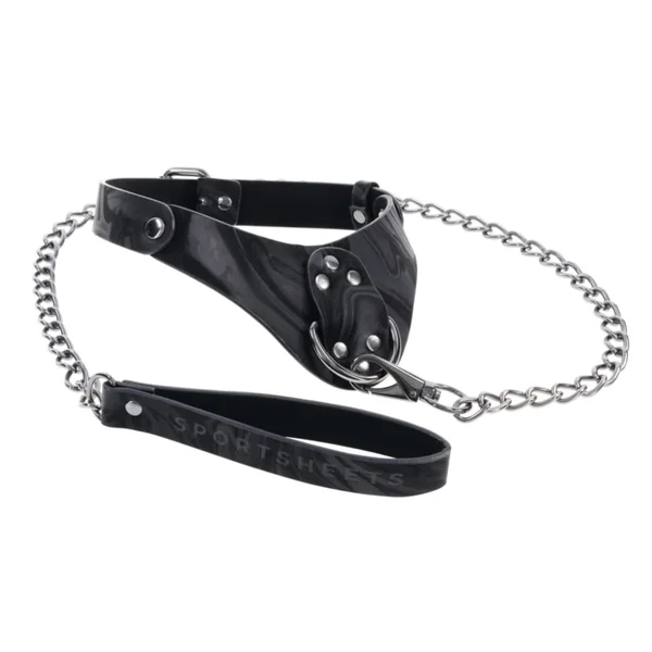 Velvet Noir Collar & Leash